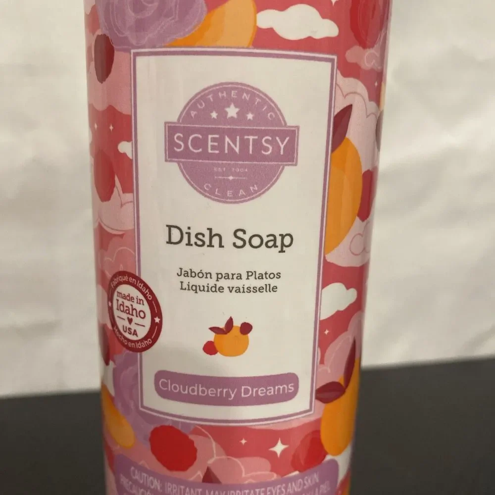 Scentsy Dish Soap Cloudberry Dreams Scent 16 fl.‎ oz. Retired NEW